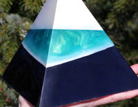 Multi-Layered Resin Pyramid Cast Using GlassCast 50PLUS Epoxy Resin Thumbnail